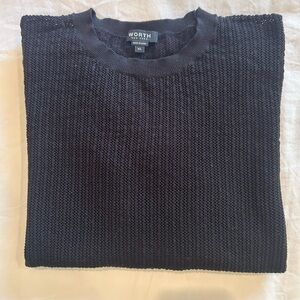 Worth NY 3/4 Sleeve Black Sweater Size XL